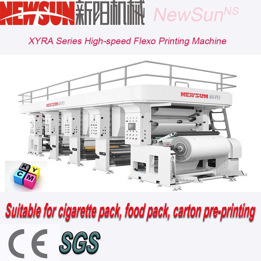 Xyra-850 High-Speed Cigarette Package Flexo Line Printing Machine