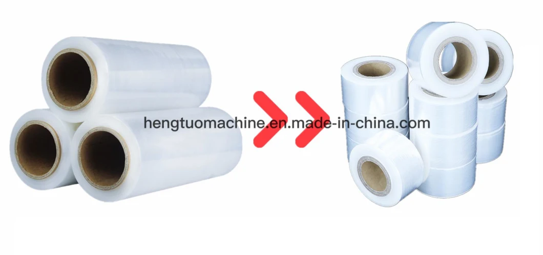 Semi-Automatic Honto Film Rewinder Stretch Film Cling Film Rewinding and Slitting Machine