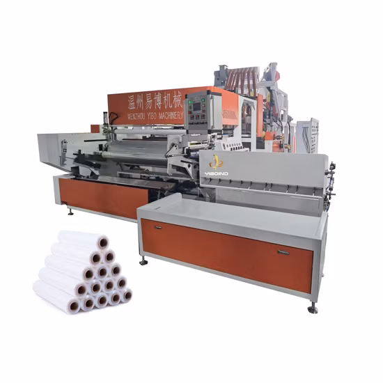 Maschine zur Herstellung von Doppelschicht-Coextrusions-PE-Stretchfolien