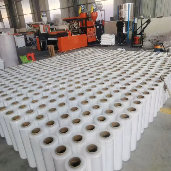 100 cm Doppelschicht-PE-Stretchfolienherstellungsmaschine