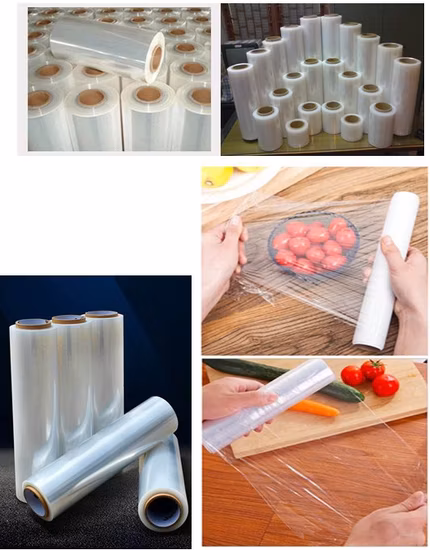 Maschine zur Herstellung von LLDPE-Stretch-Kettfolien