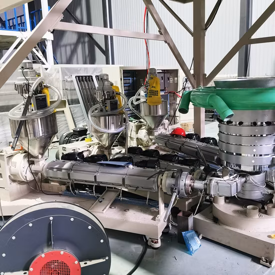 Mehrschichtige Coextrusions-LDPE-HDPE-PE-Folienblasmaschine, Kunststoffextruder, biologisch abbaubare Kunststoff-Blasfolienextrusionsmaschine